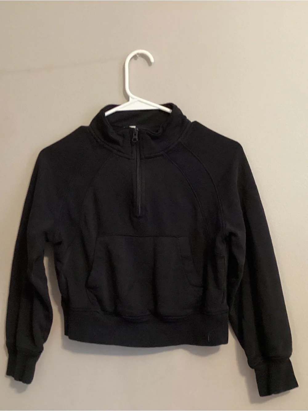 GAP Black Half-Zip Cowl Pullover Sweater